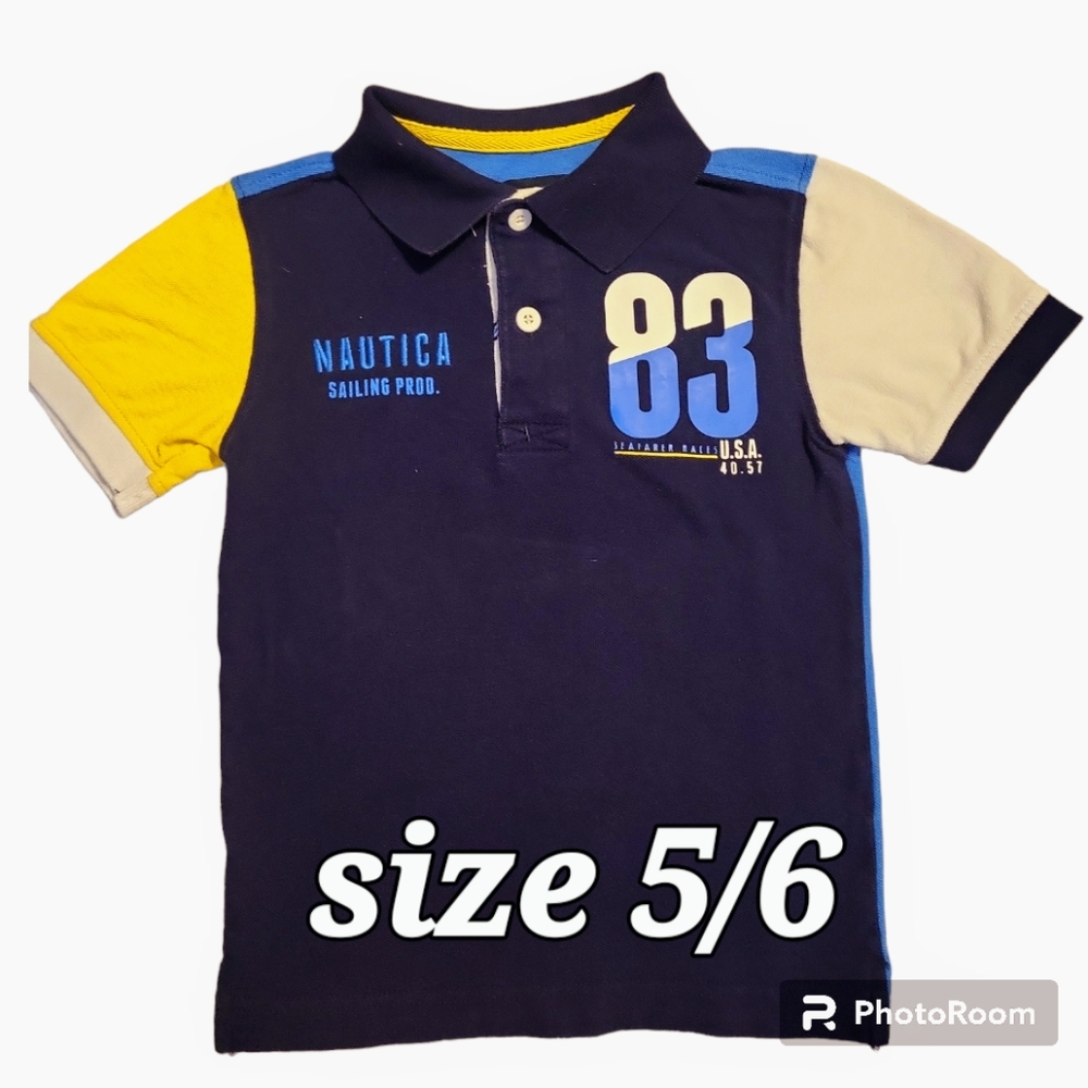 Boys Nautica Shirt Size 5/6,